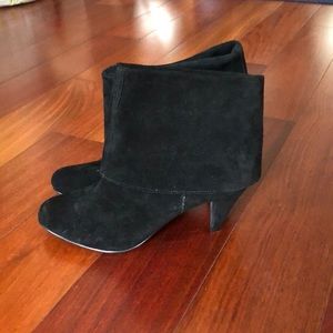 Steve Madden black suede ankle boots